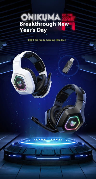 Auriculares Gaming Inalámbricos Bluetooth con RGB Luminoso - Image 15