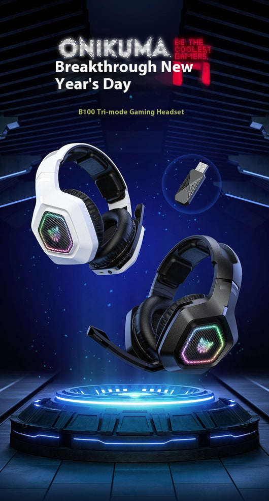 Auriculares Gaming Inalámbricos Bluetooth con RGB Luminoso - Image 15