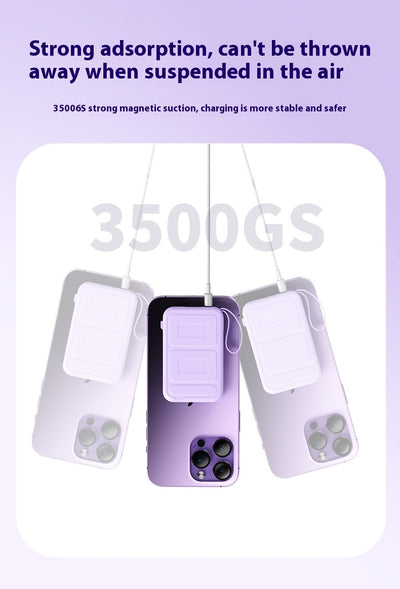 Banco de Energía Inalámbrico Plegable con Soporte Magnético de Gran Capacidad - Image 10