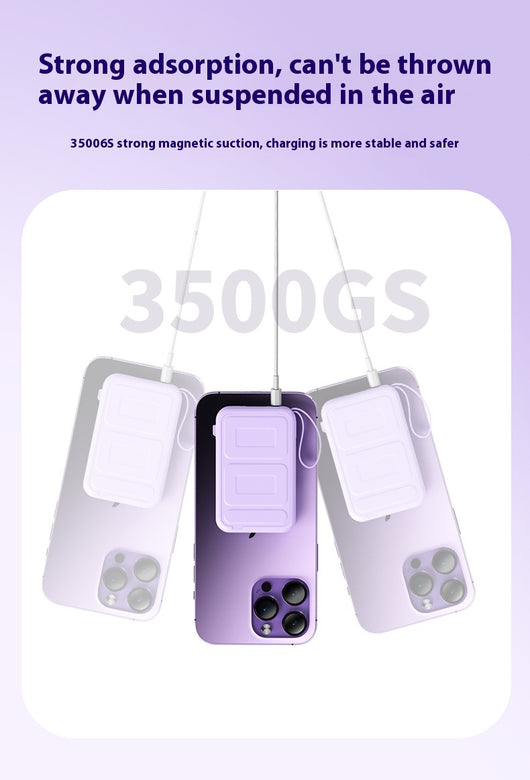 Banco de Energía Inalámbrico Plegable con Soporte Magnético de Gran Capacidad - Image 10