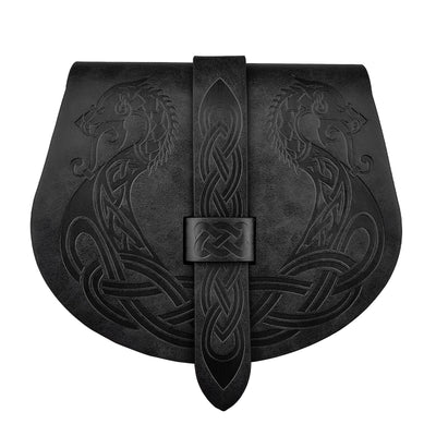 Bolsa de Bandolera Medieval con Patrón Retro Barcos - Image 5