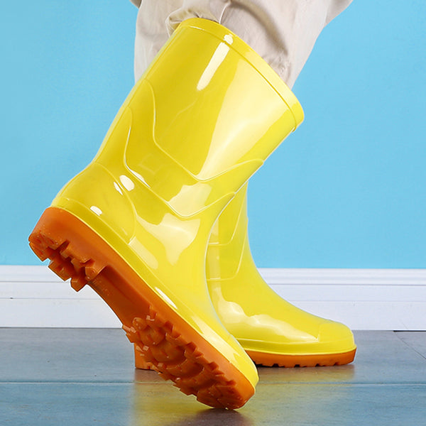 Botas de Seguridad Blancas Impermeables para Trabajo Sanitario