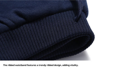 Conjunto Deportivo Dos Piezas Grueso Abrigo Polar para Hombre Talla Grande - Image 27
