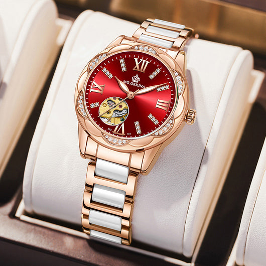 Reloj Automático Mecánico Roma con Luminosidad y Resistencia al Agua - Image 2
