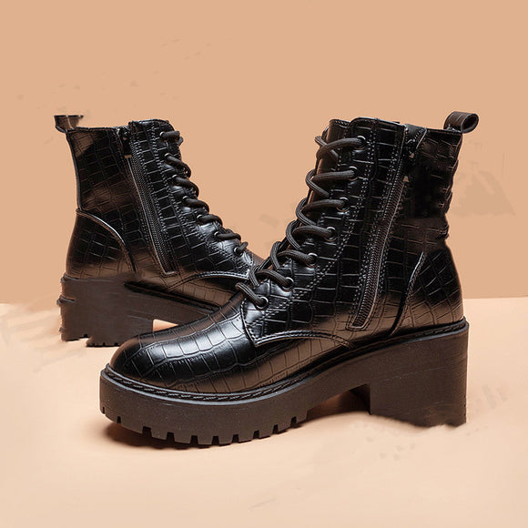 Botas Martin para Mujer con Tacón Grueso