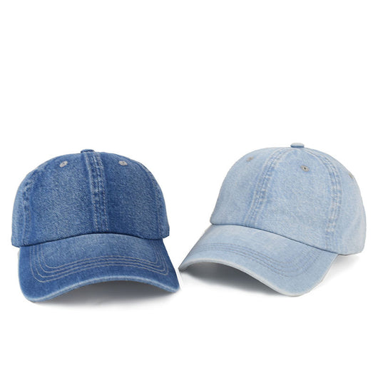 Gorra de Béisbol de Algodón Puro con Efecto Vintage Desgastado