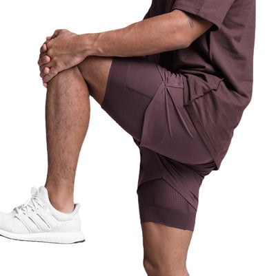 Shorts Deportivos Casual con Doble Capa y Diseño Superpuesto - Image 14