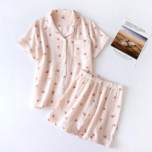 Conjunto de Pijama Corto para Casa - Blusa y Shorts Cómodos - Image 3