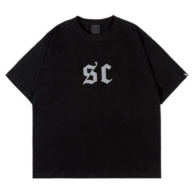 Camiseta Estampada con Letras Estilo Urbano Americano para Hombre - Image 4