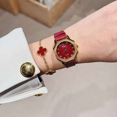 Reloj Elegante Alloy Ankela Rojo para Mujer - Image 7
