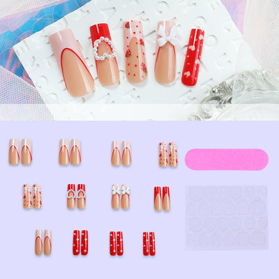 Stickers de Uñas Artesanales Extralargas para San Valentín - Image 8