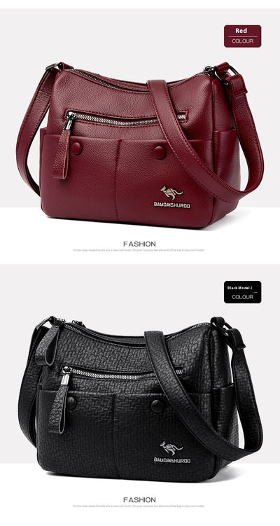 Bolso de Cuero Suave para Mamá - Diseño Minimalista y Versátil - Image 24
