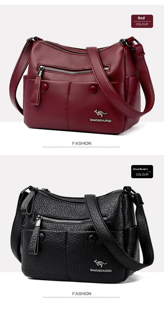 Bolso de Cuero Suave para Mamá - Diseño Minimalista y Versátil - Image 24