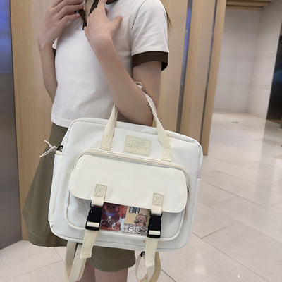 Mochila Tote Ligera Estilo Cute para Adolescentes y Estudiantes Universitarios