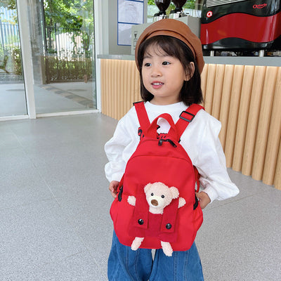 Mochila Escolar de Jardín de Infantes Osito Lindo de Dibujos Animados - Image 5