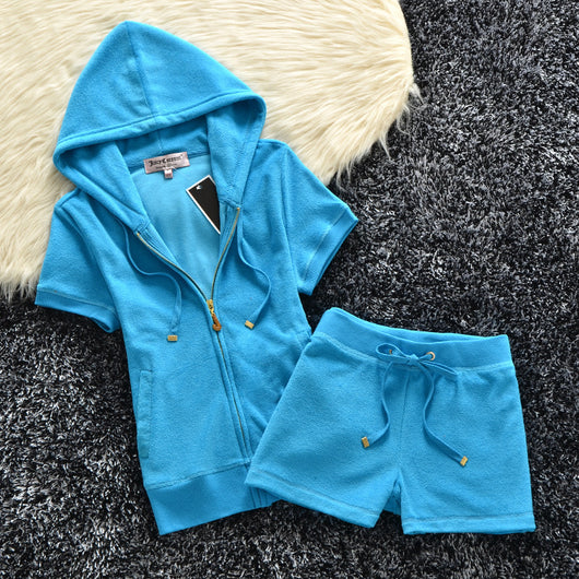 Conjunto de Dos Piezas Estilo Coreano en Tela Toalla para Tallas Grandes - Image 8
