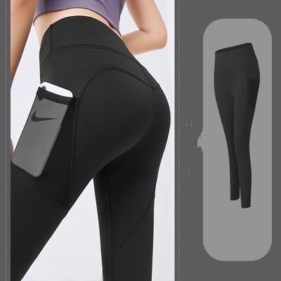Pantalones fitness ajustados con bolsillos de malla lateral - Image 15