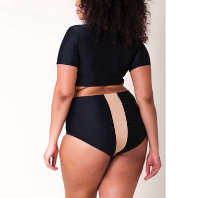 Bikini Talla Grande Cintura Alta con Abertura Lateral - Image 8
