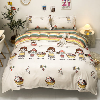 Conjunto de 4 Piezas en Algodón Estampado con Acabado Satinado - Image 23