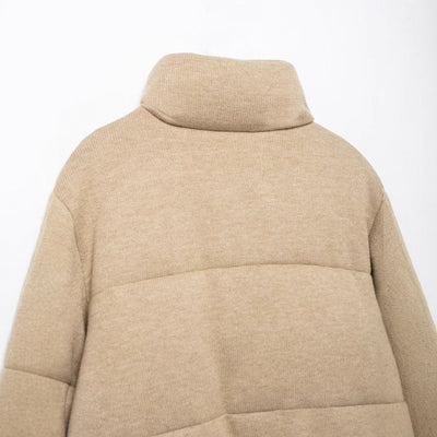 Chaqueta de Algodón con Cuello Mao - Estilo Europeo y Americano - Image 3