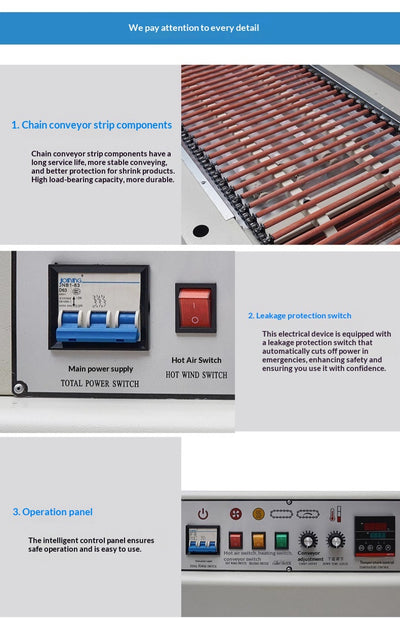 Máquina Automática de Embalaje por Termoencogimiento de Película Plástica - Image 10