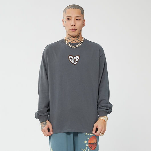 Camisa Básica Holgada de Algodón para Hombre - Manga Larga - Image 8