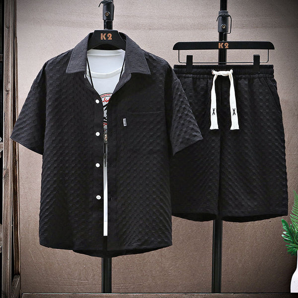Conjunto de Camisa y Pantalón Ice Silk para Hombre