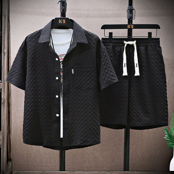 Conjunto de Camisa y Pantalón Ice Silk para Hombre