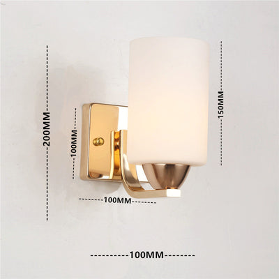 Lámpara de Pared de Cristal Minimalista para Mesita de Noche - Image 11