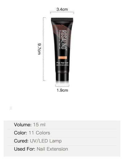 Adhesivo de Manicura Extendida ROSALIND 15ml Crystal UV - Image 16