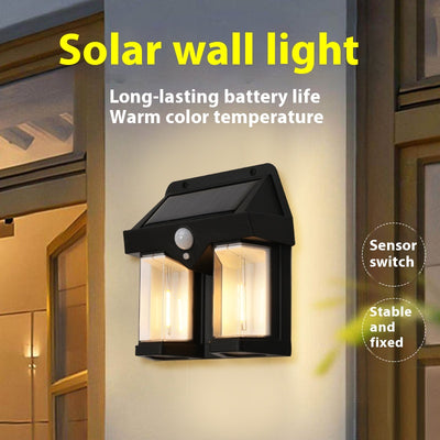 Lámpara Solar de Pared para Jardín - Decoración Exterior con Filamento Tungsteno - Image 3