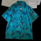 Camisa Floral Artística de Óleo Vintage para Hombre