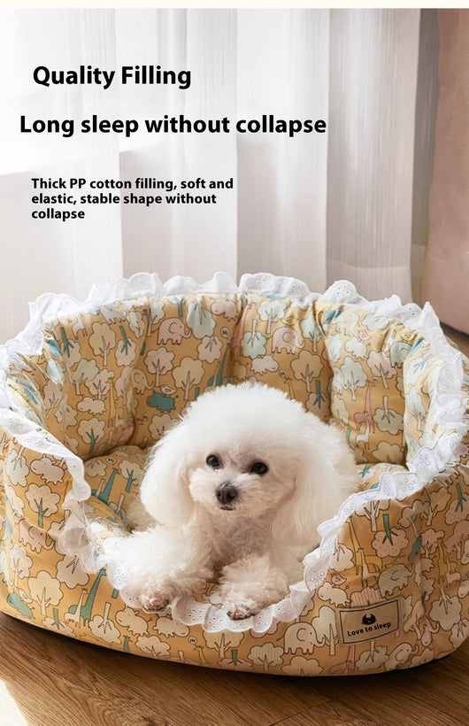 Sofá Cama para Perros Desmontable y Lavable Cuatro Estaciones - Image 11