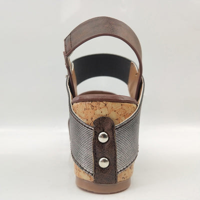 Sandalias Romanas de Tacón Cuña para Mujer - Image 11