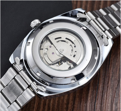 Reloj Automático Tourbillon para Hombre con Fase Lunar y Acero Inoxidable - Image 10