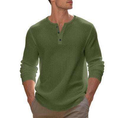 Camiseta Manga Larga Henry Estilo Retro - Image 45