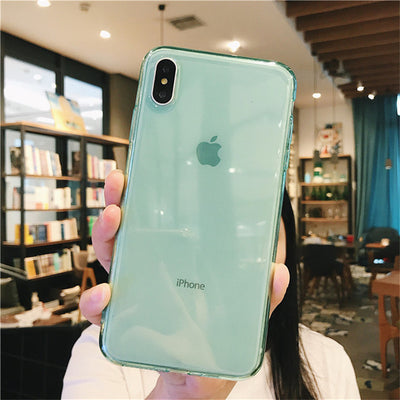 Funda Transparente Colorida a Prueba de Caídas para Celular - Image 12