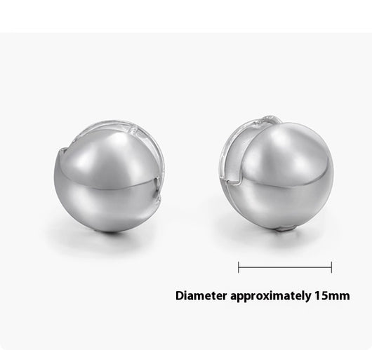 Aretes de Plata Esterlina S925 para Hombre - Estilo Hip-hop Urbano - Image 6