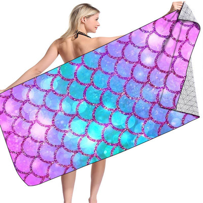 Toalla de Baño Microfibra 3D con Diseño Playa - Rectangular Premium - Image 55