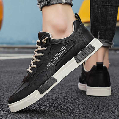 Tenis Deportivos Casuales para Hombre Blancos Transpirables Versátiles - Image 4
