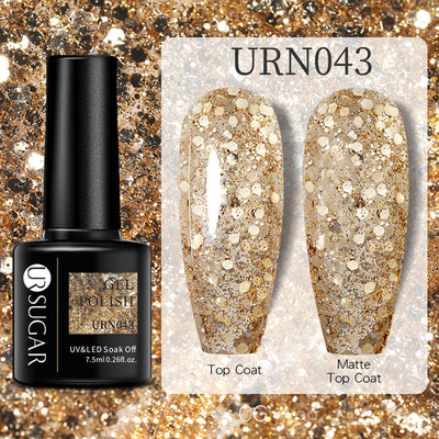 Esmalte de Uñas Gel Brillo Negro, Blanco y Rojo Efecto Mate - Image 17