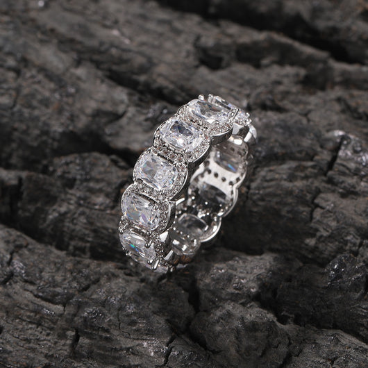 Juego de 5 Anillos para Hombre con Diamantes Incrustados - Image 14