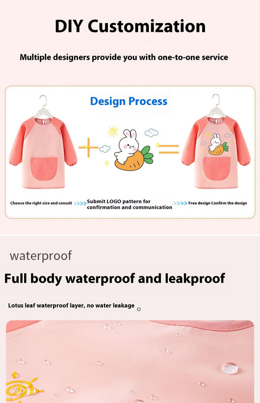 Delantal Impermeable Reversible para Pintar Niños - Image 19