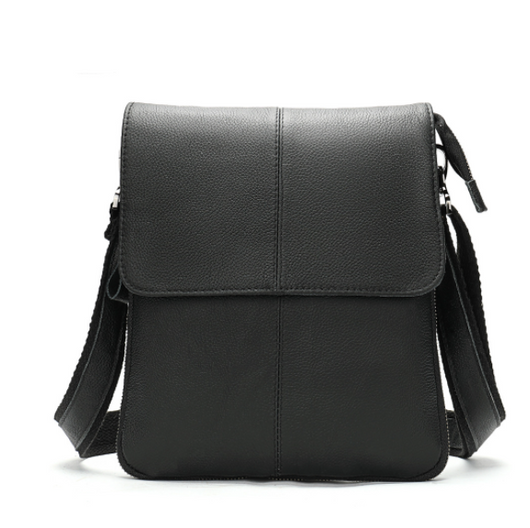 Bolsa Mensajero de Cuero Vertical para Hombre - Image 3