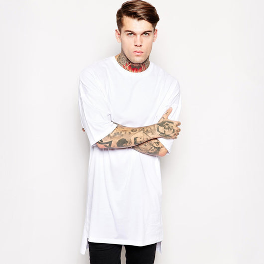 Playera Hip Hop Holgada de Manga Corta para Hombre - Image 13