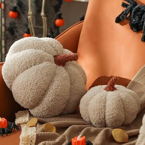 Almohada Decorativa Calabaza 3D - Cojín Otoñal para Acción de Gracias y Navidad - Image 13
