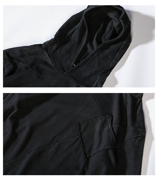 Sudadera con Capucha Retro Desgastada para Hombre - Estilo Urbano Primavera Otoño - Image 11