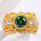 Anillo de Plata con Encaje Calado y Circonitas Brillantes