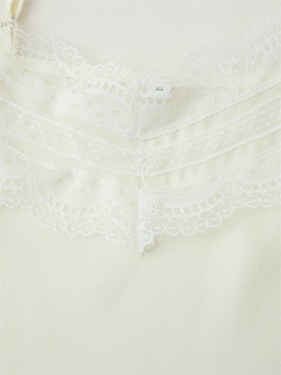 Vestido de Encaje con Abertura Lateral y Tirantes Ajustables - Image 15
