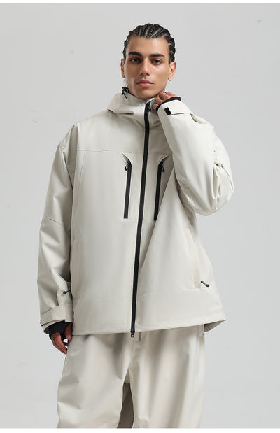 Chaqueta Esquí Hombre Impermeable Transpirable Corte Holgado con Cierre - Image 16